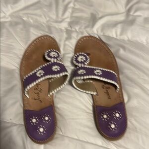 Jack Rogers Purple Sandals